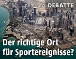 Luftaufnahme von Doha