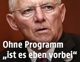 Deutscher Finanzminister Wolfgang Schäuble
