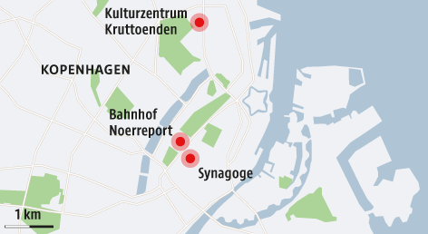 © APA/ORF.at Karte von Kopenhagen