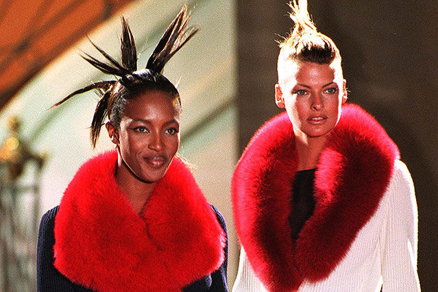 © Reuters Naomi Campbell und Linda Evangelista, 1996