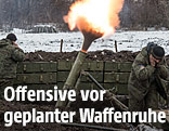 Kampfhandlung in Ostukraine