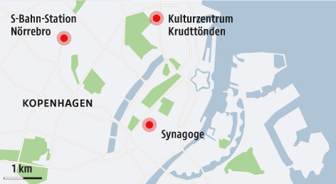© APA/ORF.at Karte von Kopenhagen