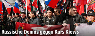 Demonstration in Moskau