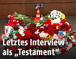 Blumen am Tatort
