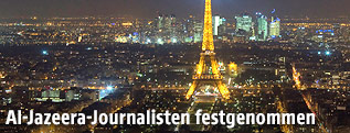 Der Eiffelturm bei Nacht
