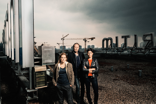 © ORF/Networkmovie/Mathias Bothor Veerle Baetens, Lars Mikkelsen und Jasmin Gerat