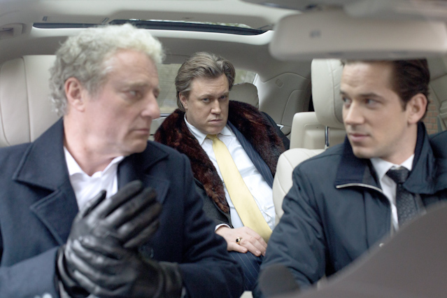 © ORF/Networkmovie/Frederic Batier Filip Peeters, Nicholas Ofczarek und Marc Benjamin
