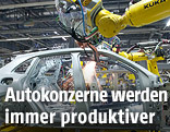 Robotor in einer Porsche-Fabrik