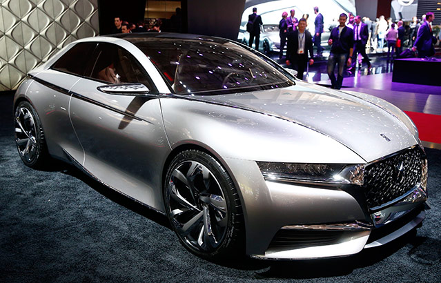 Ausgestelltes Concept Car im Autosalon in Genf