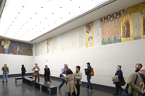 © APA/Roland Schlager Der "Beethovenfries" von Gustav Klimt in der Secession in Wien
