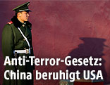 Polizist in China