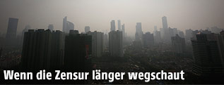 Smog über Schanghai