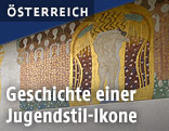 Teil des "Beethovenfries" von Gustav Klimt