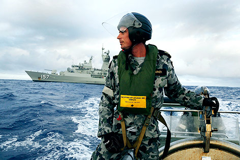 Australische Soldaten bei der Suche nach MH370