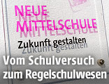 Schild einer neuen Mittelschule