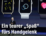 Tim Cook bei der Pr&auml;sentation der Apple Watch