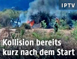 Abgestürzter Hubschrauber