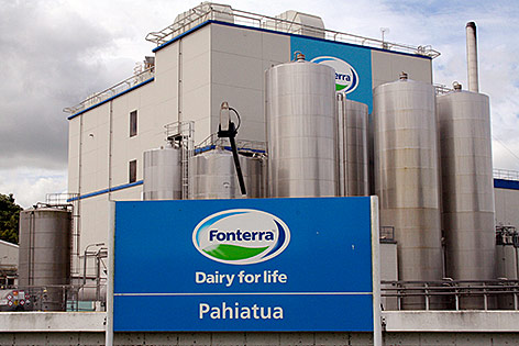 © AP/New Zealand Herald/Steve Carle Molkerei der Firma Fonterra in Neuseeland