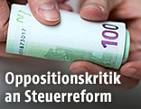 Rolle mit Euroscheinen