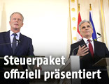 Bundeskanzler Werner Faymann und Vizekanzler Reinhold Mitterlehner