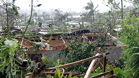 © APA/AP/UNICEF Pacific, Humans of Vanuatu Verwüstes Gebiet in Vanuatu