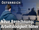 Wartende Personen beim AMS