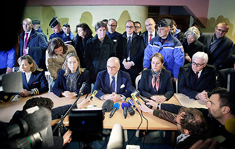 © APA/EPA/photothek.net/Thomas Koehler Verkehrsministerin Ana Maria Pastor Julian (ESP), Innenminister Bernard Cazeneuve, Frankreichs Umweltministerin Segolene Royal (beide FRA) und Außenminister Frank-Walter Steinmeier (GER)