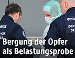 Forensiker an der Unfallstelle