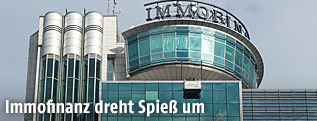 Immofinanz-Logo auf Gebäude