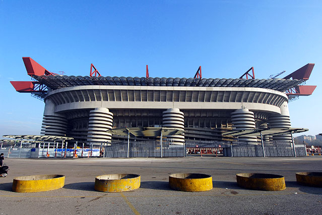 © GEPA/Richiardi Außenansicht des Stadio Giuseppe Meazza