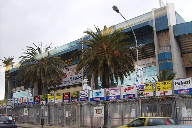 © Public Domain Außenansicht des Stadio Communale Renzo Barbera
