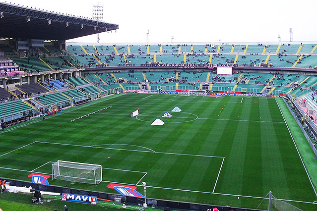 © Giovanni.prinzi unter cc by-sa 4.0 Innenansicht des Stadio Communale Renzo Barbera