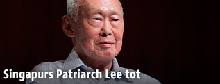 Der verstorbene erste Regierungschef Singapurs, Lee Kuan Yew