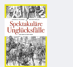 © Metroverlag Cover des Buchs "Spektakuläre Unglücksfälle aus dem alten Wien"