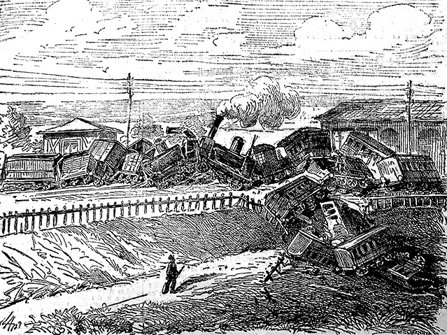 © Metroverlag Illustrationen aus dem Buch "Spektakuläre Unglücksfälle aus dem alten Wien"