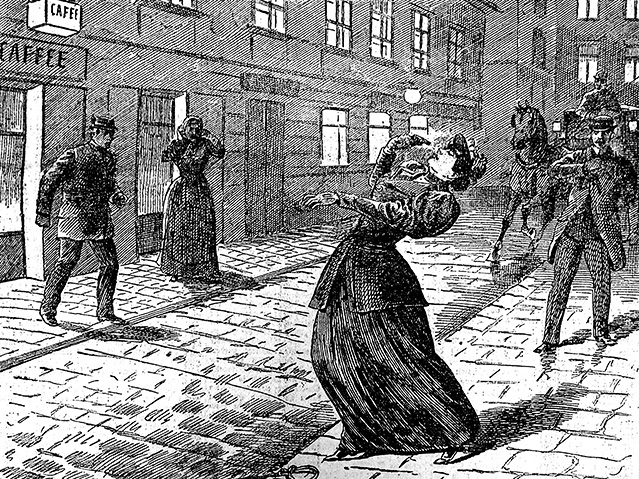 © Metroverlag Illustrationen aus dem Buch "Spektakuläre Unglücksfälle aus dem alten Wien"