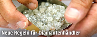 Diamanten beim Händler De Beers