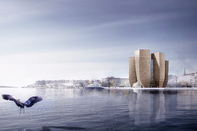 © Guggenheim Museum Rendering eines Gebäudevorschlags für das Guggenheim Museum Helsinki