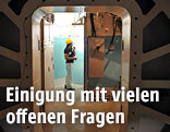 Arbeiter in einer Atomanlage