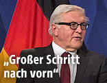Deutschlands Au&szlig;enminister Walter Steinmeier