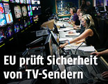 Regieraum eines TV-Senders