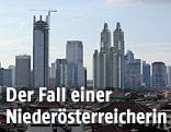 Blick auf Jakarta