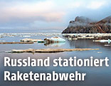 Russische Insel am Nordpolarmeer