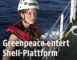 Greenpeace-Aktivistin