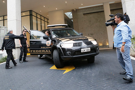 © Reuters/Nacho Doce Verhaftung in Sao Paulo