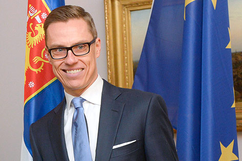 © APA/EPA/Kimmo Brandt Der finnische Premierminister Alexander Stubb (Kokoomus)