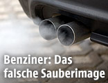 Rauchender Auspuff
