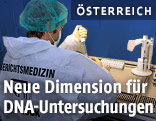 Mitarbeiterin in der DNA-Zentrale der Gerichtsmedizin Innsbruck