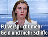 Die EU-Au&szlig;enbeauftragte Federica Mogherini