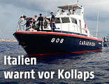 K&uuml;stenwache vor Lampedusa